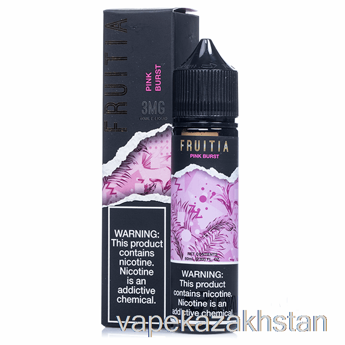 Vape Kazakhstan Pink Burst - Fruitia Salts - 30mL 50mg